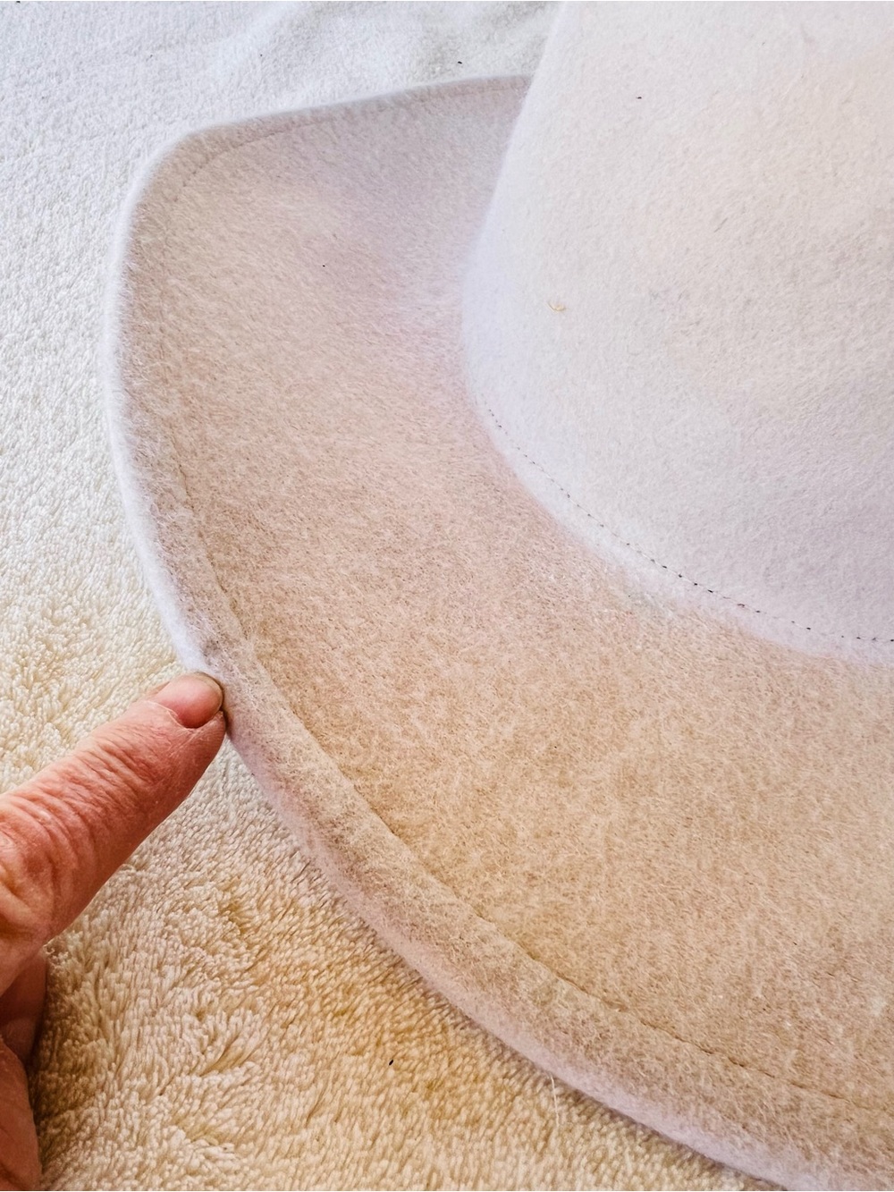 Scoop 100% Wool Cowgirl Hat Off White Western Hat – One Size (Fits M/L) NWT - Picture 6 of 8